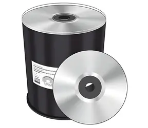 MediaRange CD-R 700MB 52x spindl 100 ks / Thermal Transfer Printable / stříbrná