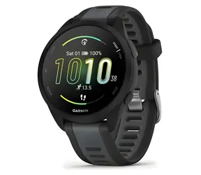 Garmin Forerunner 165 Music šedá/černá / Chytré hodinky / 1.2" AMOLED / GPS / BT / ANT+ / 5 ATM