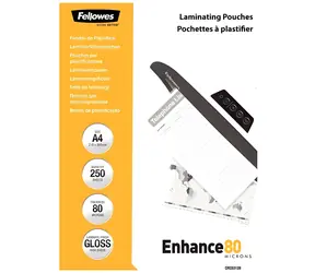 Fellowes Capture / Laminovací fólie / A4 / 80 mic / lesklá / 250 ks