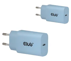 Club 3D CAC-3020 modrá / Nabíječka USB-C / 2-pack / 30W / Power Delivery