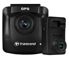 Transcend DrivePro 620 černá / Palubní kamera / Quad HD / 2× kamera / GPS / Wi-Fi / 64GB MicroSD