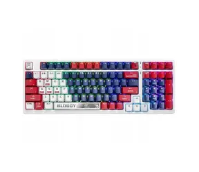 A4tech Bloody S98 Sports Navy / Herní klávesnice / mechanická / drátová / BLMS Red Plus / RGB
