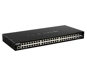 D-Link DGS-1520-52 / Switch / 48x GbE + 2x 10GbE + 2x SFP+ / L3 Managed / Stackable / Rack 1U