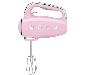 SMEG HMF01PKEU růžová / Ruční mixér / 250W / 9 rychlostí / turbo