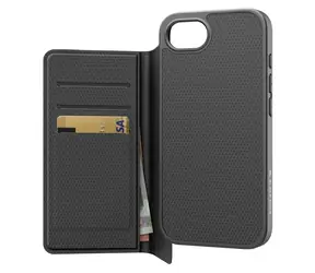 Black Rock 2-in-1 Wallet černá / Otevírací pouzdro / Apple iPhone 16e