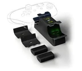 uRage Charging Station / Nabíjecí stanice pro ovladač Xbox Series X/S / 2 ovladače / NiMH 2× 1 100 mAh