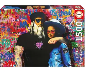 EDUCA Puzzle Leo a Lisa / 1500 dílků