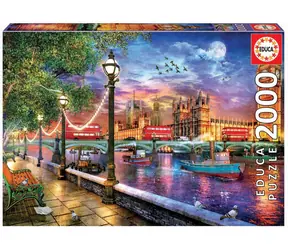 EDUCA Puzzle Londýn při západu slunce / 2000 dílků