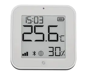 Shelly BLU H&T Display ZB bílá / Senzor teploty a vlhkosti / ZigBee 3.0 / Bluetooth 5.0