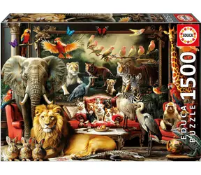 EDUCA Puzzle Zvířecí sídlo / 1500 dílků / 85 x 60 cm