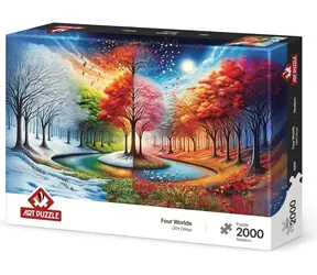 ART PUZZLE Puzzle Čtyři světy / 2000 dílků / 96 × 68 cm