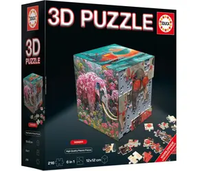 EDUCA 3D Puzzle kostka Wonder / 216 dílků / od 14 let