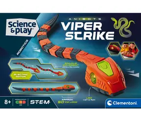 Clementoni Science&Play Robotics: Viper Strike / Robotická stavebnice / STEM / LED oči