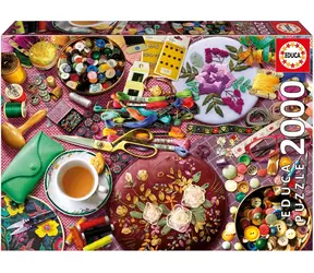 EDUCA Puzzle Šicí stůl / 2000 dílků