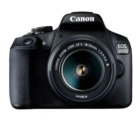 Canon EOS 2000D + EF-S 18-55mm III černá / Digitální zrcadlovka / 24 MPix / CMOS / 3" LCD / Wi-Fi