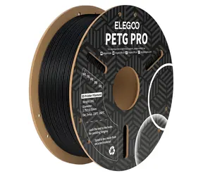 Elegoo PETG Pro černá / struna pro 3D tiskárnu / PETG / 1.75mm / 1kg