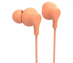 Hama Curly oranžová / Sluchátka do uší s mikrofonem / USB-C / 1.2 m