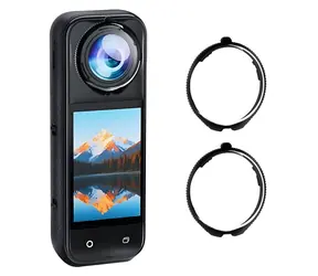 Puluz PU749T průhledná / Krytka objektivu / Insta360 X5 / 9H sklo / AR povlak