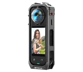 Puluz PU748H šedá / Ochranný rám pro Insta360 X5 / hliníková slitina / magnetická základna / 2× cold shoe