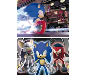 EDUCA Svítící puzzle Sonic Prime / 2x100 dílků