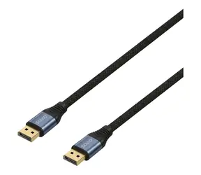 Savio CL-211 černá / Kabel / DisplayPort - DisplayPort / 3 m