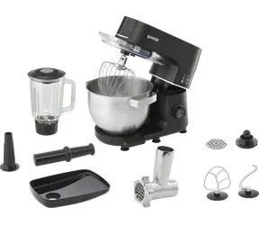 Gorenje MMC1000SCB černá / Kuchyňský robot / 1000 W / 6 l / 12 rychlostí / vestavěná váha