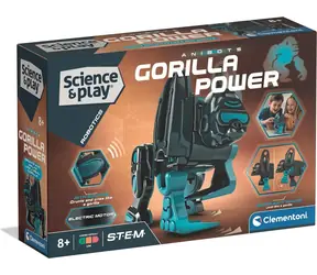 Clementoni Science&Play Robotics: Gorilla Robot / Robotická stavebnice / STEM / pohyb a zvuky
