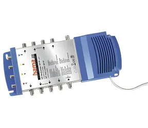 Hama Lypsi SE stříbrná / SAT multiswitch / 5/8 NT / Quadswitch LNB