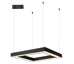 Immax NEO CANTO SLIM SMART černá / Závěsné svítidlo / 80x80cm / 60W / Zigbee 3.0 & TUYA