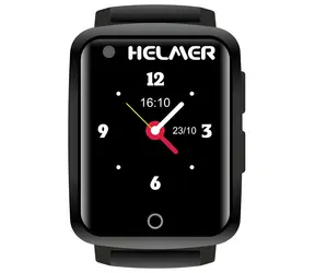 HELMER LK 716 / Seniorské hodinky s GPS lokátorem / dotykový displej / snímač srdečního tepu / nano SIM / IP67 / 4G