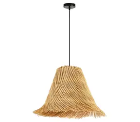 Immax BOHO NATURALEZA / Závěsné svítidlo / D45 cm / E27 / přírodní ratan