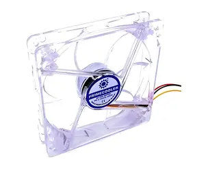 Primecooler PC-L12025L12S zelená / Ventilátor do PC / 120 mm / 3pin / 1600 rpm / LED