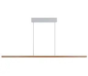 IMMAX NEO MADEIRA dřevo jasan / Lineární svítidlo / 157 cm / stmívatelné senzorem