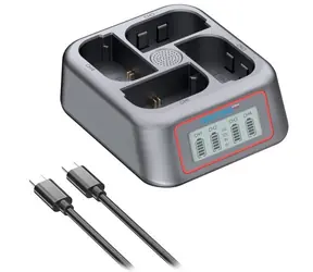 PATONA nabíječka foto 4-port Canon LP-E6/LP-E6N/LP-E6P/LP-E6NH / Power Delivery / USB-C