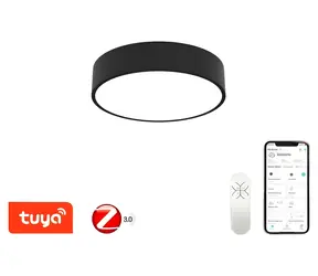 IMMAX NEO RONDATE SLIM 40cm černá / Stropní svítidlo / 28W / Zigbee 3.0 & TUYA
