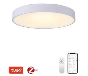 IMMAX NEO RONDATE SLIM bílá / Stropní svítidlo / 60 cm / 53 W / 3710 lm / Zigbee 3.0 & TUYA