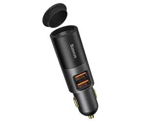 Baseus Share Together / Nabíječka do auta / Rozšiřující port do zapalovače / 2x USB / Rychlonabíjení