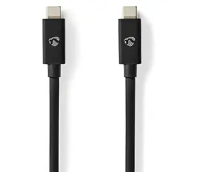 Nedis USB4 Gen 2x2 / Kabel USB-C - USB-C / 240 W / 8K 60 Hz / 20 Gbps / 2 m