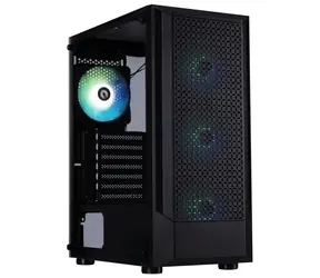BitFenix C50 černá / Skříň / ATX / 4x 120mm FRGB / 2x USB 2.0 + 1x USB 3.0 / bez zdroje / tvrzené sklo