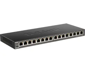 D-Link DGS-1016S / Switch / 16x 10/100/1000 Mbit / Unmanaged / fanless