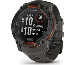Garmin Instinct 3 Solar 50mm černá / Chytré hodinky / GPS / BT / 10 ATM / solární dobíjení