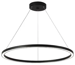 IMMAX NEO FINO SMART 1 kruh černá / Závěsné svítidlo / 80 cm / 60W / Zigbee 3.0 / TUYA