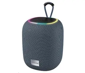 Canyon BSP-8 šedá / Bezdrátový reproduktor / BT 5.2 / RGB / 10W / USB-C / USB-A / microSD / AUX