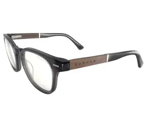 GUNNAR TIOGA Gray Crystal/Walnut / Kancelářské/herní brýle / čirá PRO MINERAL skla / BLF 35 / GUNNAR focus
