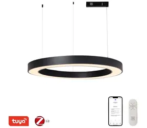Immax NEO PASTEL SLIM SMART černá / Závěsné svítidlo / 95cm / 68W / Zigbee 3.0 / TUYA