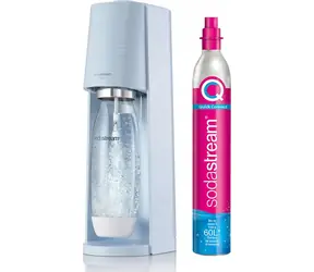 SodaStream Terra modrá / Výrobník sody / bez BPA / 1x láhev 1 L / 1x CO2 plyn