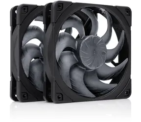 Noctua NF-A12x25 G2 Sx2-PP PWM chromax.black (2 ks) / Ventilátor 120 x 25 mm / SSO2 Bearing / 22,5 dB / 1800 RPM
