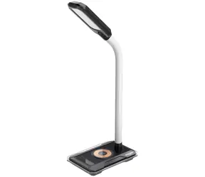 Immax GAMER černá / Stolní lampička LED / RGB / Qi nabíjení / 250 lm / USB výstup