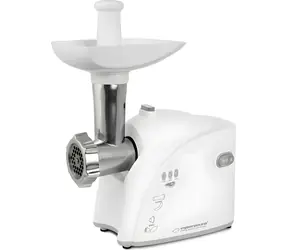 Esperanza EKM032 MUSAKA bílá / Mlýnek na maso / 2200 W / 3 síta / nástavec na klobásy