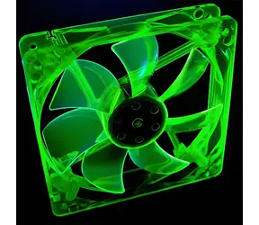 Primecooler PC-UV12025L12G zelená / Ventilátor / 120mm / 3-pin / 1800 rpm / UV